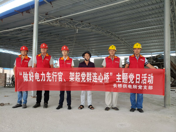 國網(wǎng)廣昌縣供電公司：開展“做好電力先行官、架起黨群連心橋”主題黨日活動(dòng)