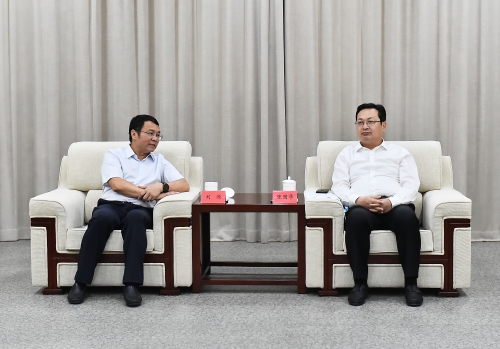 劉源拜會河北省委常委、副省長，雄安新區(qū)黨工委書記、管委會主任張國華
