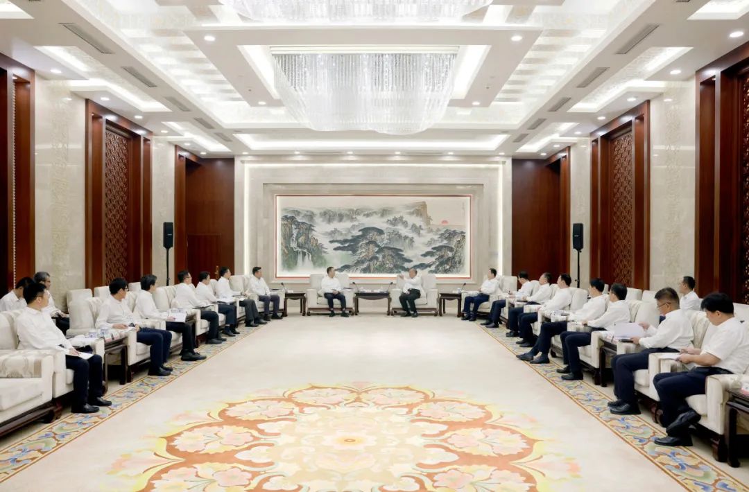 大唐集團鄒磊、劉明勝拜會山東省委書記林武、省長周乃翔