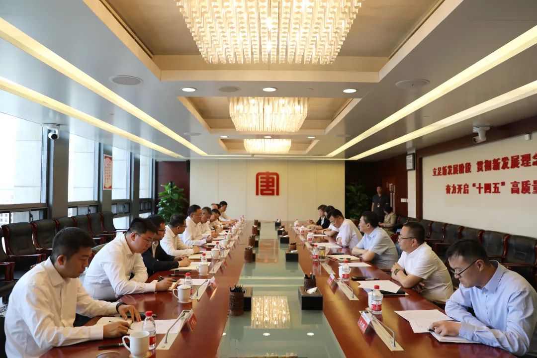中建一局黨委書記、董事長吳愛國拜會大唐國際黨委書記、董事長王順啟