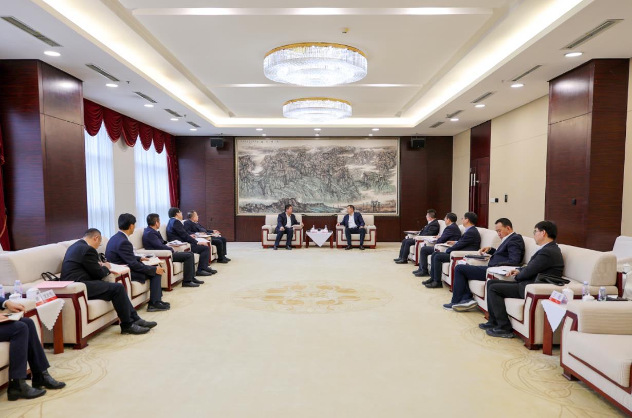 大唐甘肅公司黨委書記、董事長王建偉拜會(huì)國網(wǎng)甘肅省電力公司董事長、黨委書記林一凡